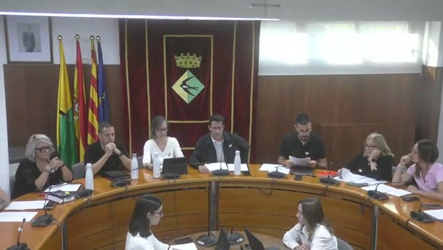 poster Sessión ordinaria del Pleno Municipal del dia 24 de septiembre de 2025